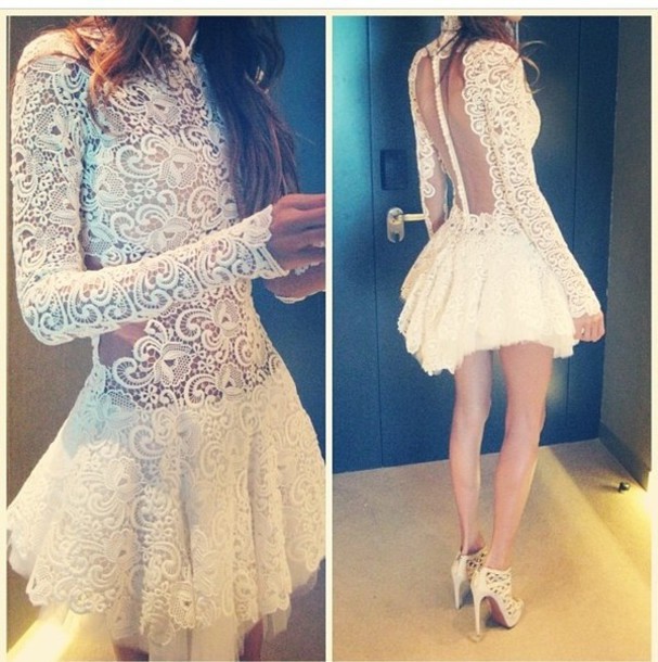 Fashion Crochet Lace Dress